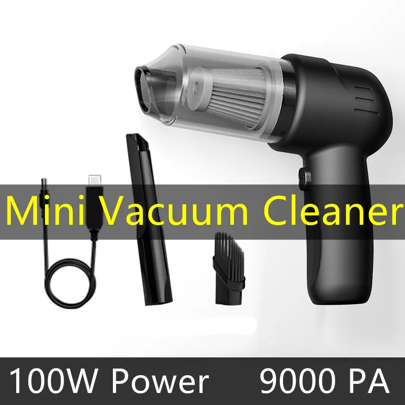 Handheld car vacuum cleaner desktop keyboard small portable wireless high-power car vacuum cleaner mini home csl high end true diversity uhf handheld digital lavalier wireless microphone