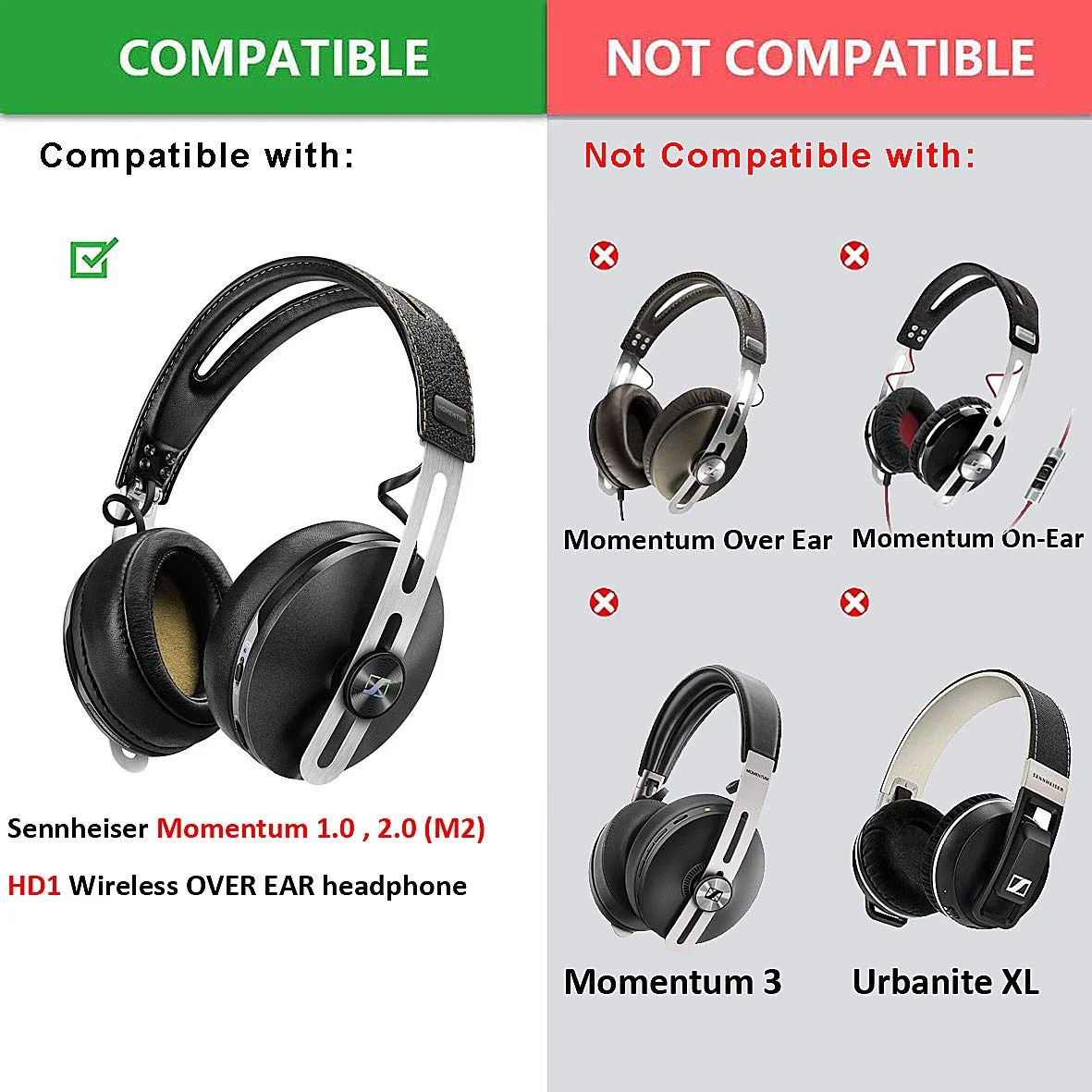 Replacement Earpads Ear Pads Cushion 