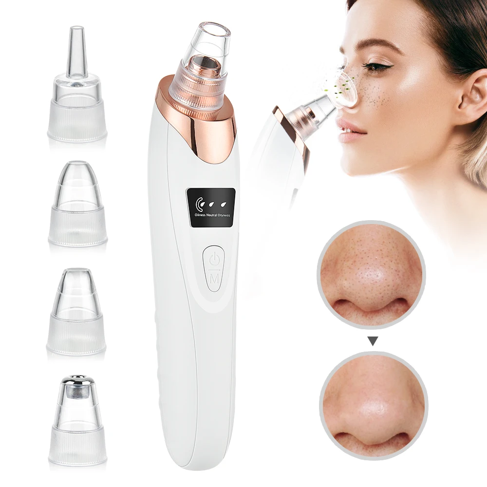 

Beauty Blackhead Remover Face Deep Pore Vacuum Acne Cleaner For Remove Pimple Skin Tag Nose Cleansing Instrument Skin Care Tools