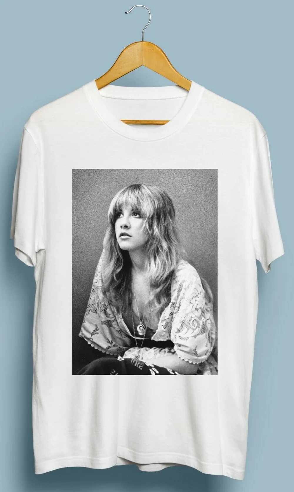 Винтажная Футболка Стиви Ника флитвуда рок 70 s Размер m l Xl 2Xl футболка с круглым
