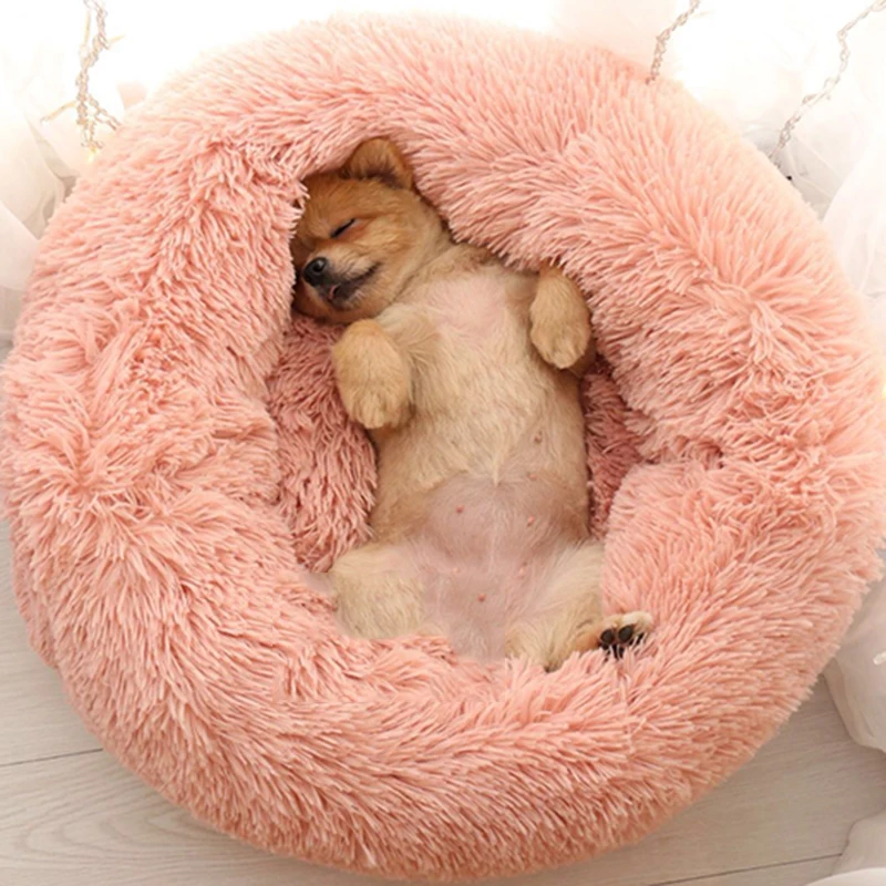 Sleep Luxury Soft Plush Dog Bed Round Shape Sleeping Bag Kennel Cat Puppy Sofa Bed Pet House Winter Warm Beds Cushion Cat Bed Sleep Luxury Soft Plush Dog Bed Round Shape Sleeping Bag Kennel Cat Puppy Sofa Bed Pet House Winter Warm Beds Cushion Cat Bed