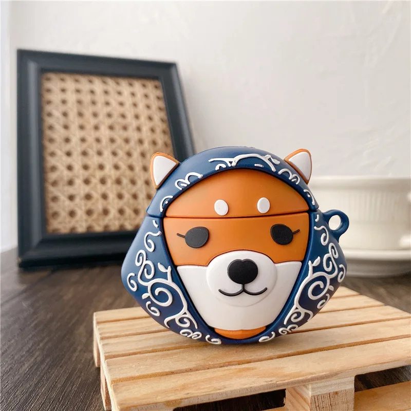 

For Airpods Pro Case Funny Dog Soft 3D Cute Earphone Case For Apple Airpods 2 Silicon Wireless Bluetooth Earpods Case Fundas