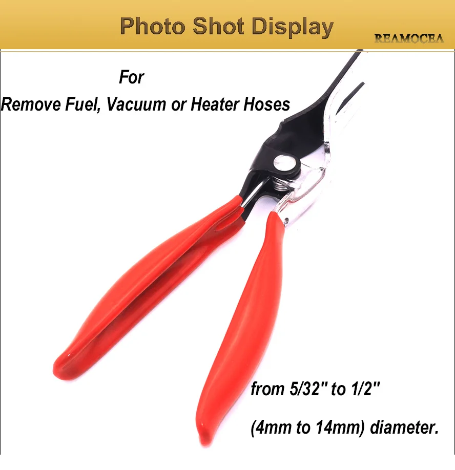 Reamocea Multi-function Tool Auto Fuel Angled Vacuum Line Tube Hose Remover Separator Pliers Pipe Tool Fit for BMW VW KIA HONDA (8)