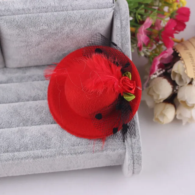 Hot Sale Cute Hat Barrettes Girls Party 