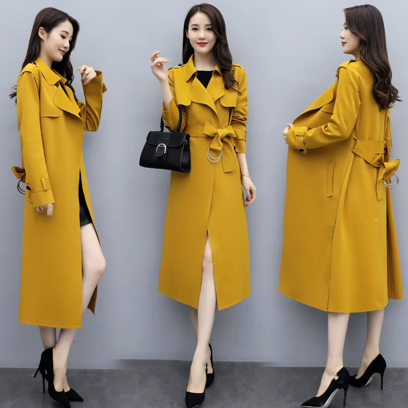 

Desire According to 2019 Autumn Clothing New Style Europe And Korea Fashion Ultra-High Density Air Layer Mid-length over-the-Kne