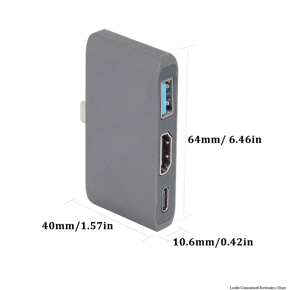 USB C концентратор к HDMI 4K Dex режим для Samsung Galaxy S8/S9 для NAND с PD USB 3,0 концентратор Thunderbolt USB-C док-станция для Macbook Pro