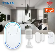 Tuya – sonnette intelligente sans fil, wi fi, pour maison connectée, étanche, multifonction, capteur de mouvement, système d'alarme
