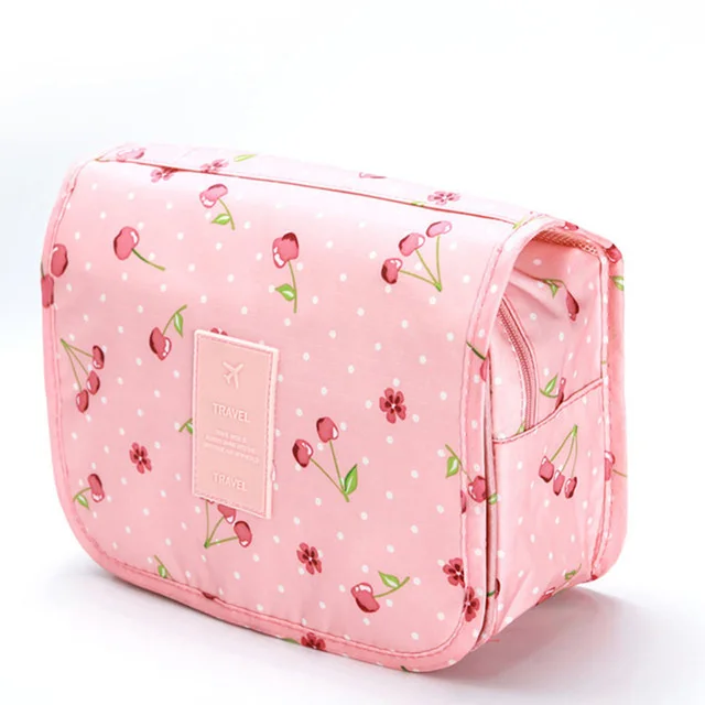 Fashion Travel Cosmetic Bag Organizer Toiletry Bag Men Waterproof Portable Pouch Cosmetic Cases Women Hanging Wash Bags - Цвет: 18