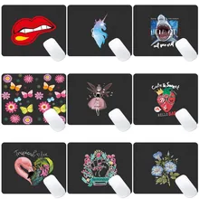 Computer Mouse-pad Anti-slip Waterproof Color Pattern PU Leather Mouse Mat Gaming Easy To Clean Mouse Pad