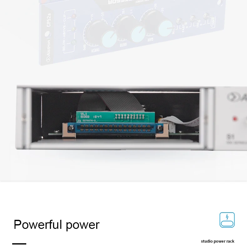 ALCTRON S1 500 серия Одиночная стойка для слотов питания одноканальный блок питания ed для студии звукозаписи сцены