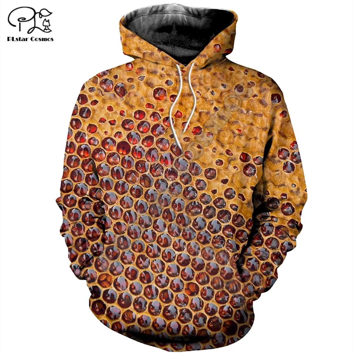 

PLstar Cosmos Funny Animal Honey Bee 3D Print New Fashion Hoodies Sweatshirts Zip Hooded For Men/Women Casual Streetwear B10