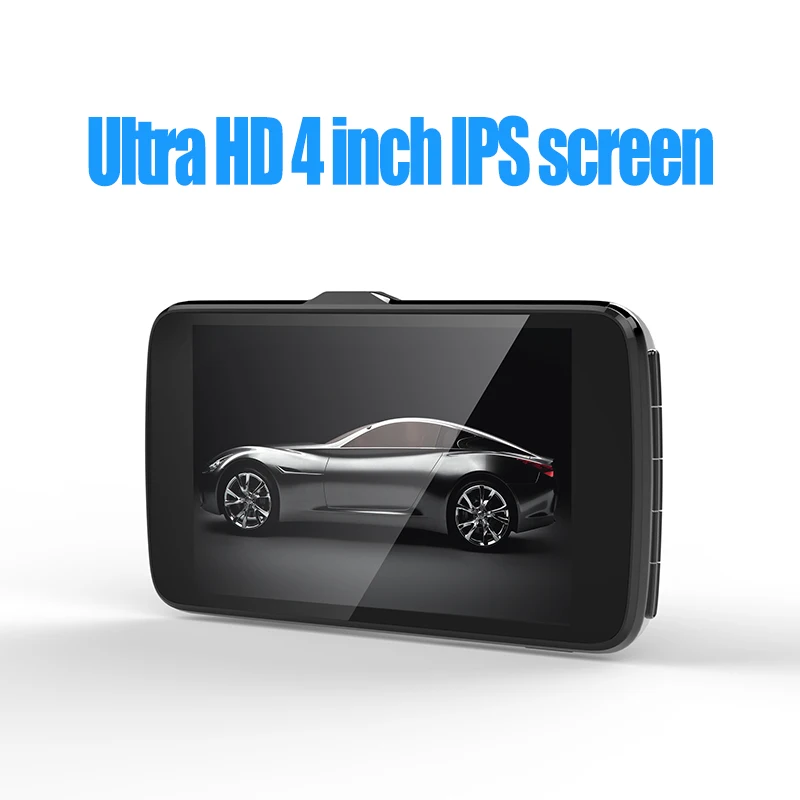 4 дюймовый IPS Автомобильный видеорегистратор FHD1080P с ночным видением