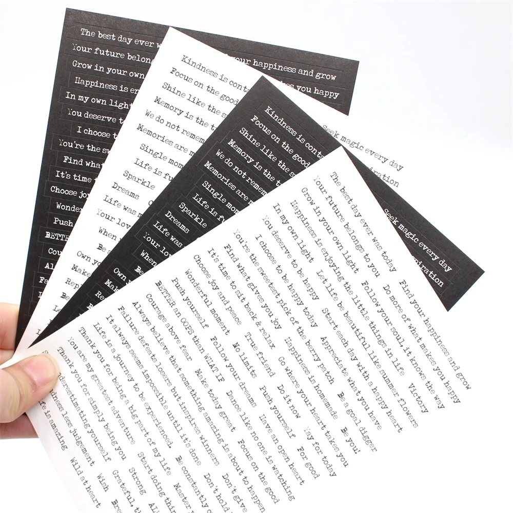 Words Stickers Scrap-Booking DIY Projects Photo Album Card Making Crafts 10pcs Words Stickers Scrap-Booking DIY Projects Photo Album Card Making Crafts 10pcs