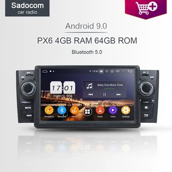 

PX6 IPS TDA7851 1 din Android 9.0 Car DVD Player 8 Core 4G +64GB For Fiat LINEA 2007 -2013 GPS Glonass autoradio car radio 5.0