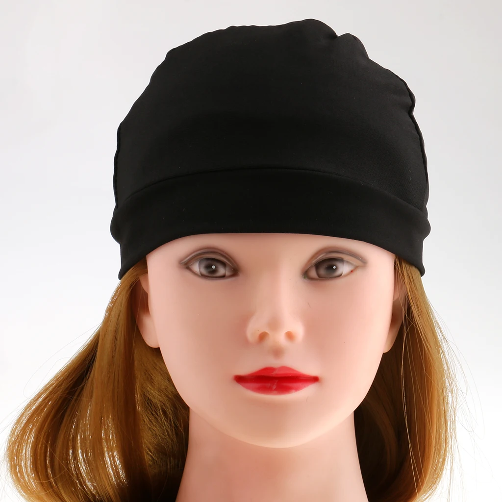 Black Spandex Dome Cap Mesh Hair Net for Making Wigs Snood Stretchy Wig | Шиньоны и парики