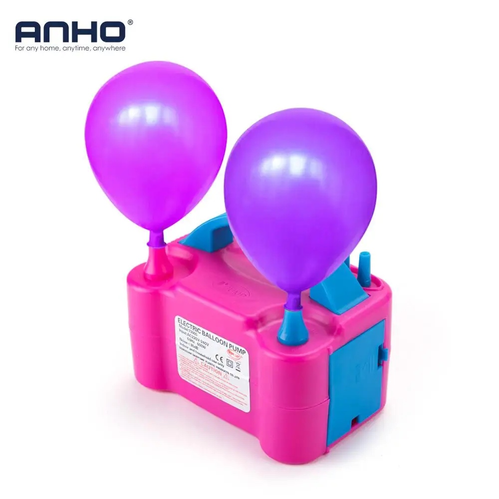 

EU Plug Electric Balloon Pump High Voltage Double Hole AC Inflatable Electric Balloon Inflator Pump Air Balloon Pump Air Blower
