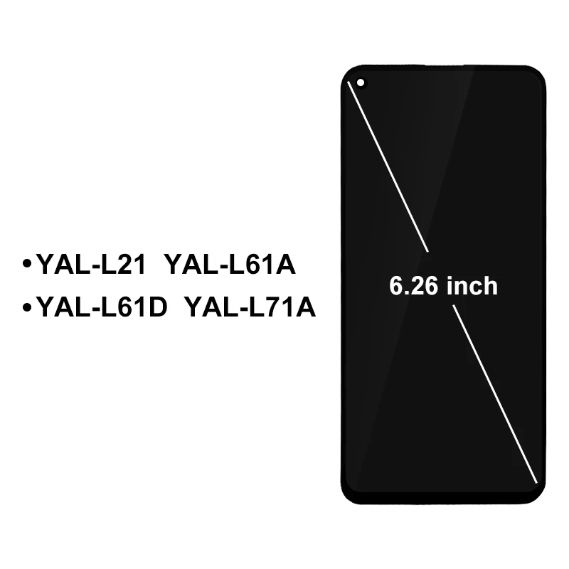 6 26 &quotдля Huawei NOVA 5T ЖК дисплей с сенсорным экраном дигитайзер в сборе запчасти для