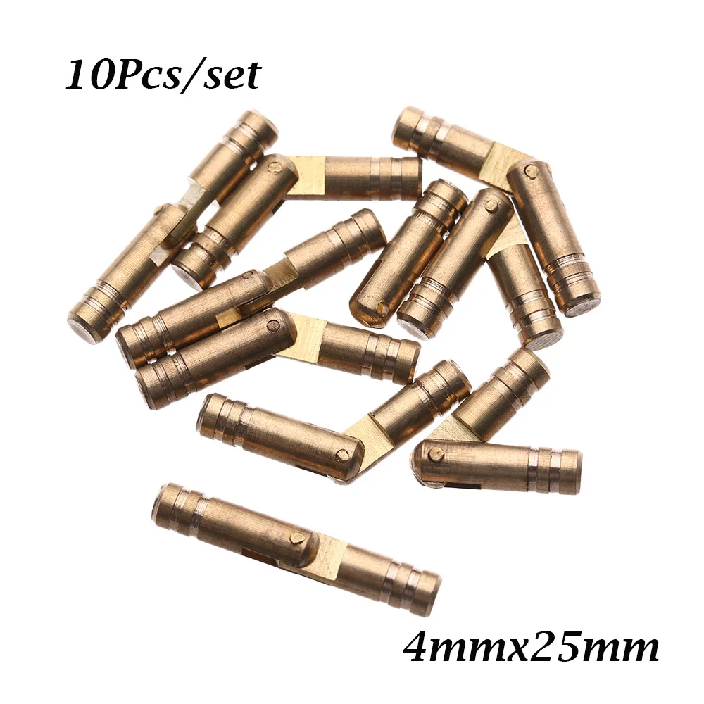 4 Bisagras De Barril Ocultas De Latón - 8mm, 180° Apertura, Para Muebles, Cajas De Joyería, Capacidad 10kg