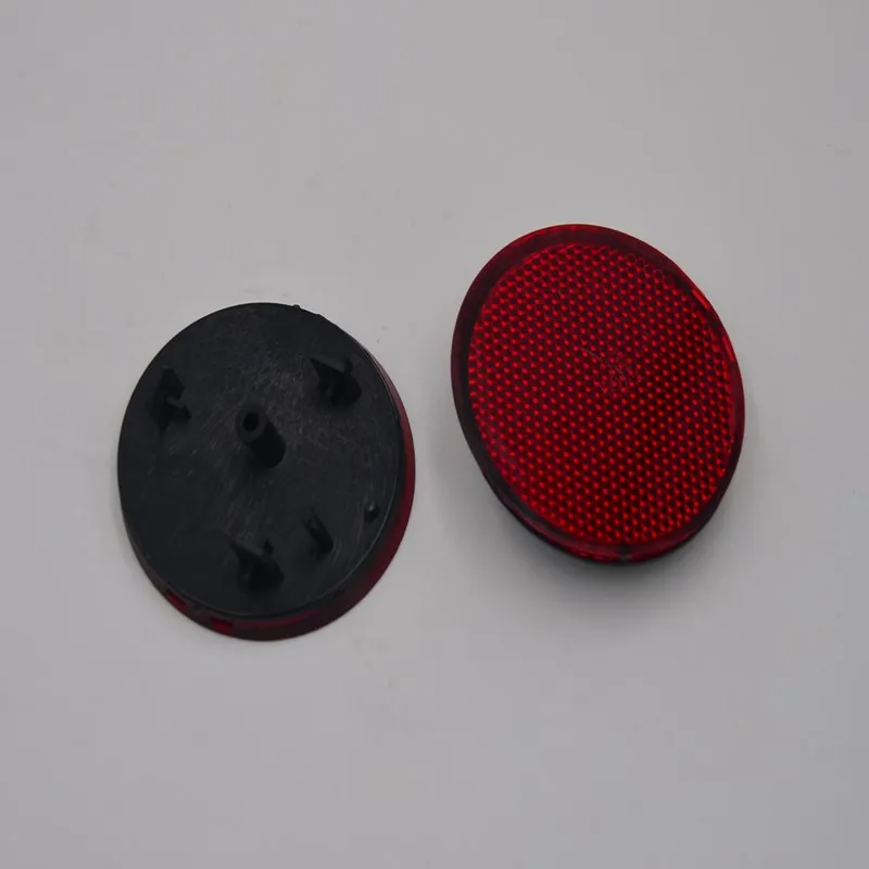 Отражатели заднего бампера 2 шт. красный левый и правый круглый светильник