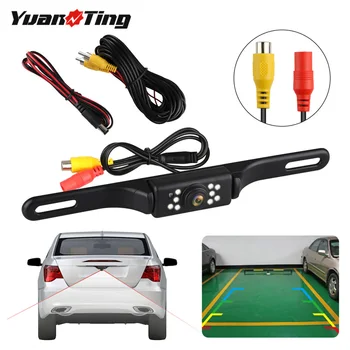

YuanTing Car Front/Rear View Reversing Automotive 170° Wide Angle 9 LEDs Night Vision Waterproof Backing Camera License Plate
