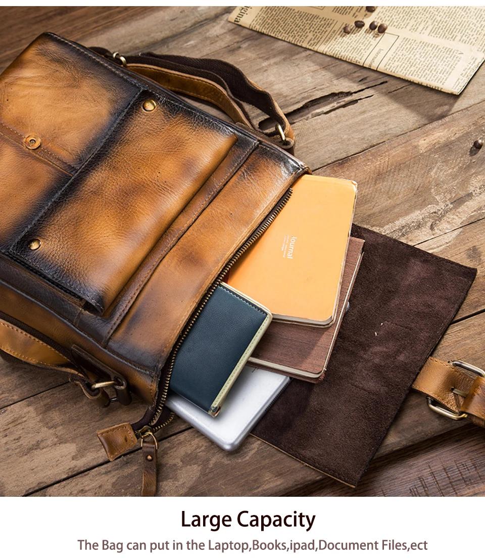 Mobile Talarurus Leather Messenger Bag