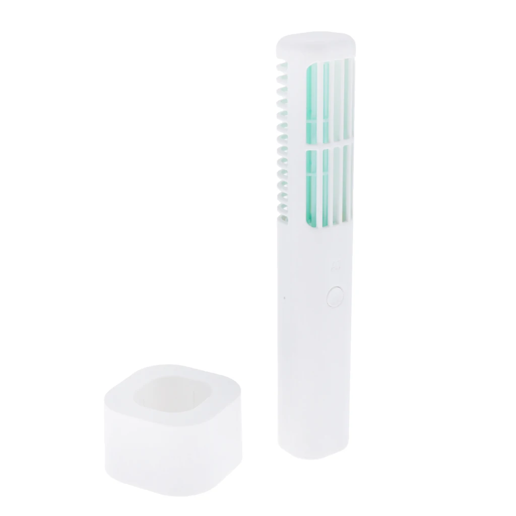 Portable USB Vertical Bladeless Fan 3 Speeds Mini Desk Cooling Mini Fan Portable USB Vertical Bladeless Fan 3 Speeds Mini Desk Cooling Mini Fan