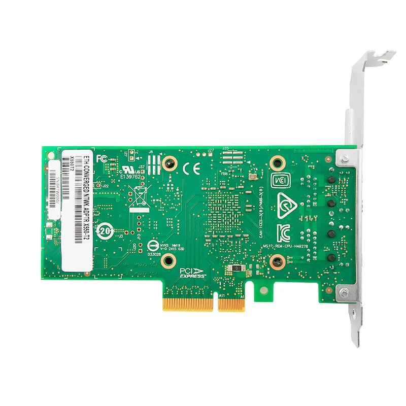 X550-T2 PCI-E X4 10G Ethernet серверный адаптер двухпортовый RJ45 конвергентный сетевой адаптер X550T2BLK