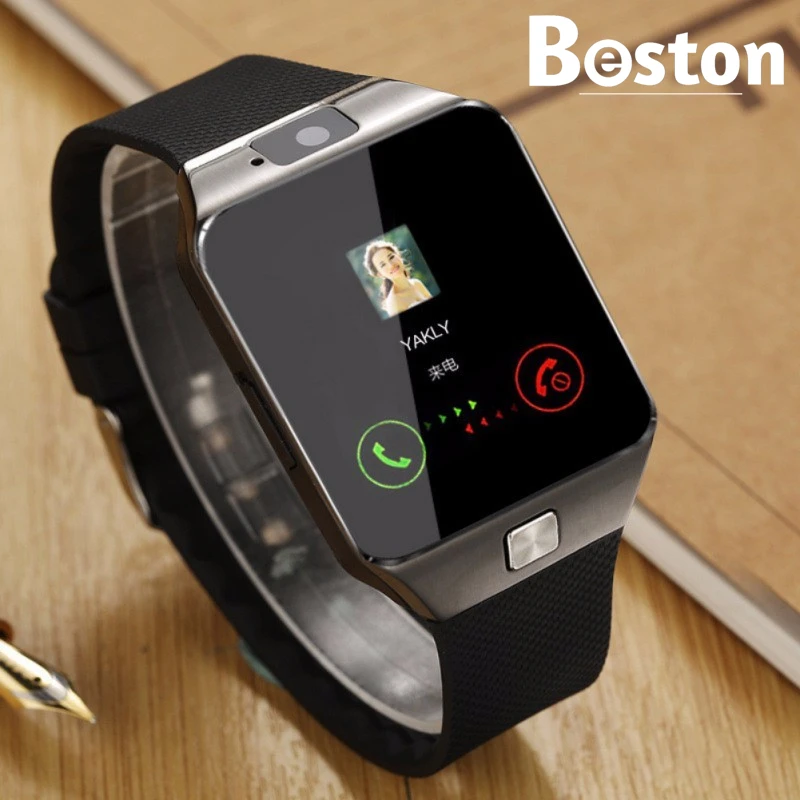 2021 nuevo táctil Digital pantalla Smartwatch DZ09 Q18 con cámara reloj de pulsera con Bluetooth tarjeta SIM reloj para teléfonos Android Ios pulsera
