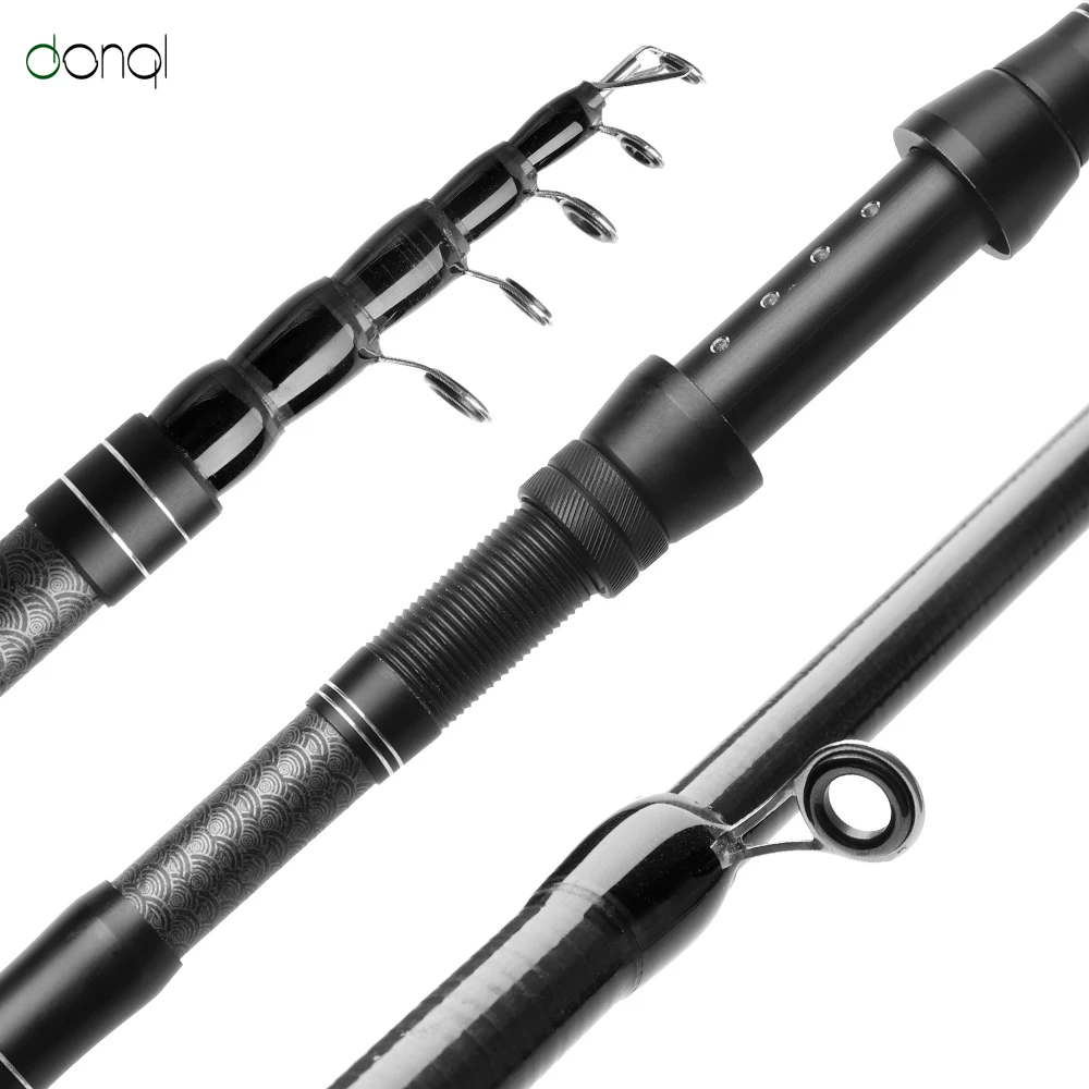 

DONQL 1.8m-3.0m Telescopic Fishing Rod Spinning Carbon Fiber Ultrashort Travel Multifunction Telescopic Fishing Rod Fish Pole
