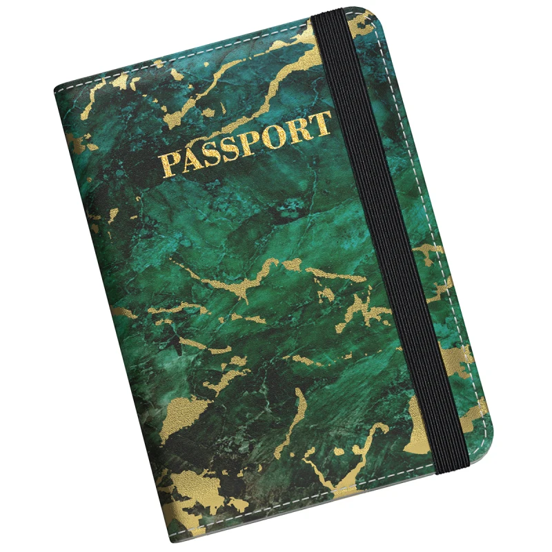 

1pcs Travel Passport Cover ID Card Slot Case Holder Organizer Purse Money Bag Wallets Covers for Girls Women Men 6x4.3x0.7in