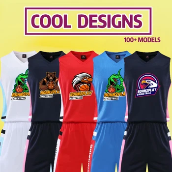 

Men custom basketball jersey cheap college team tops sleeveless basketball shirt throwback customized training uniform kit set