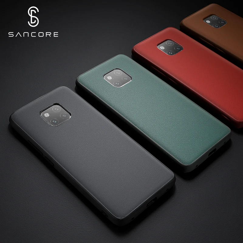 SanCore for HUAWEI MATE20/PROPhone Case Leather NAPPA Business Luxury Premium Cellphone Shell Business Luxury Cowhide Phone Case