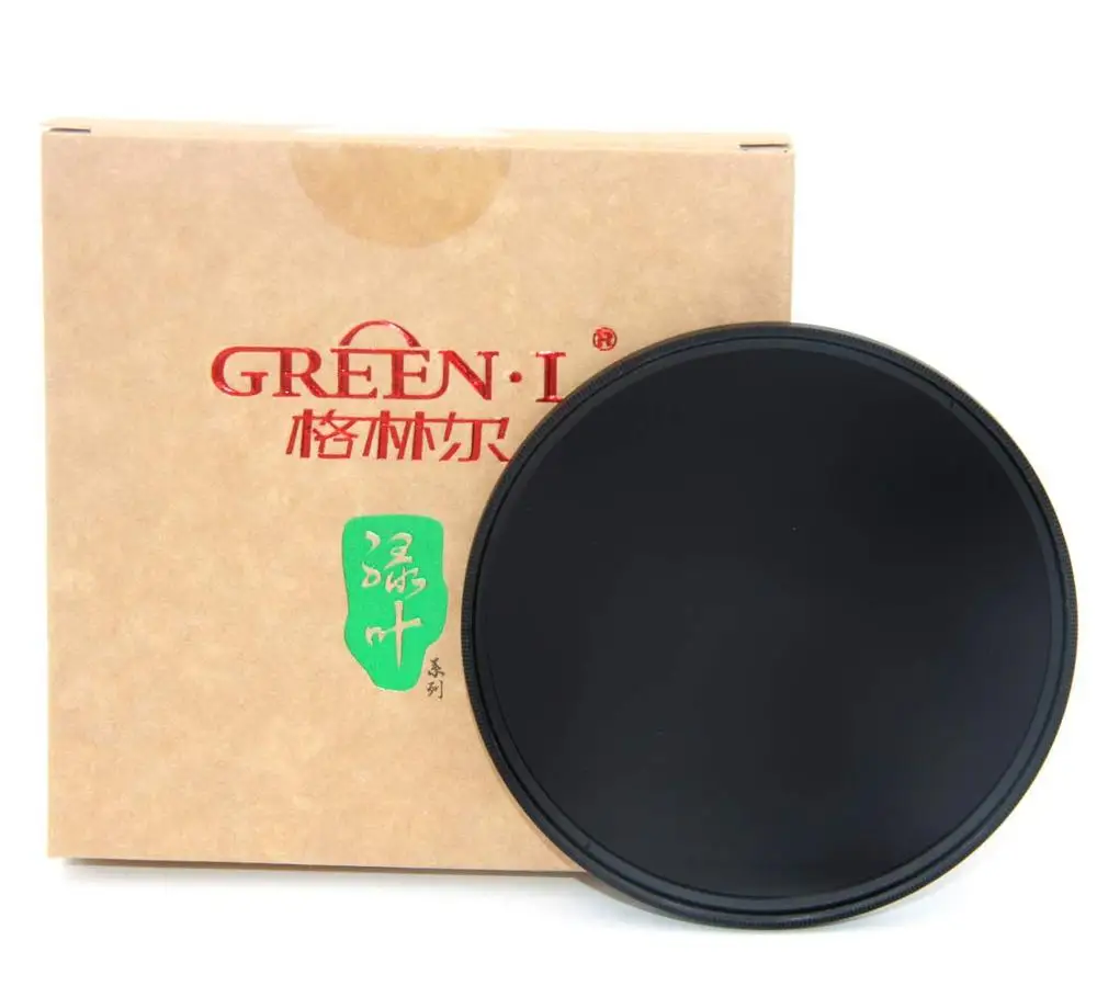

GREEN.L 49/52/55/58/67/72/77mm ND1000 Filter Slim Neutral Density ND3.0 ND Filter High quality Optical Glass 10 Stop Reductions