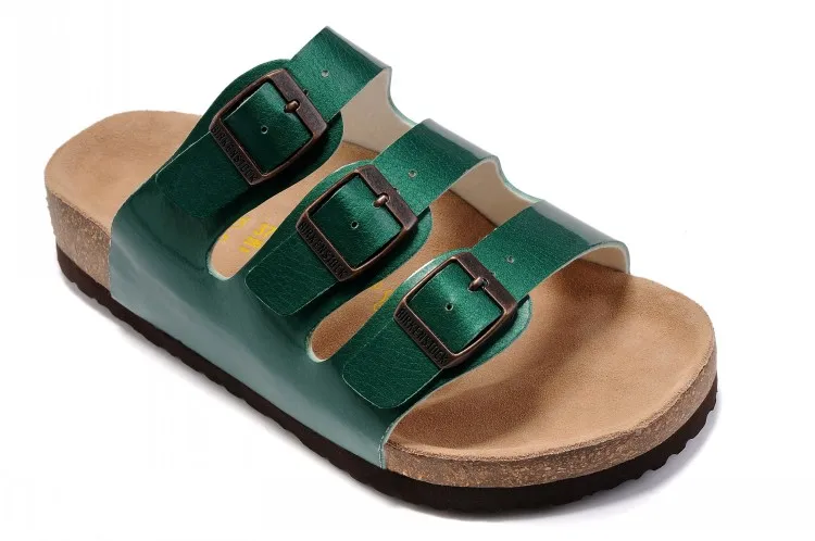Birkenstock/шлепанцы; коллекция 813 года; альпинистские мужские и женские классические водонепроницаемые уличные спортивные пляжные шлепанцы; Размеры 35-46 - Цвет: 17