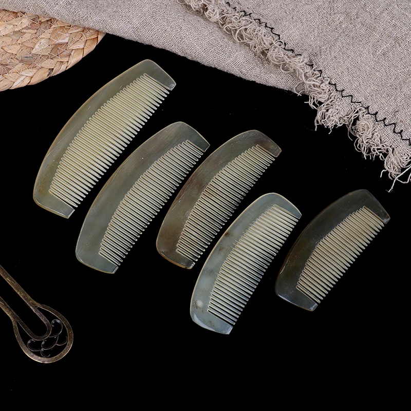 Natural Amber Horn Comb Hairdressing Comb Of Hair No Static Health Care Hair Brush For Hair 5 Sizes Available