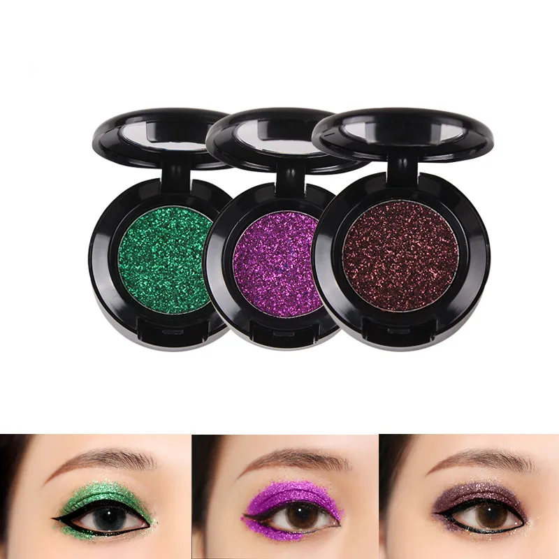 

27 Colors Shiny Diamond Glitter Eyeshadow Single Palette Illuminator Makeup Eye Shadow Shiny Makeup Beauty Tools