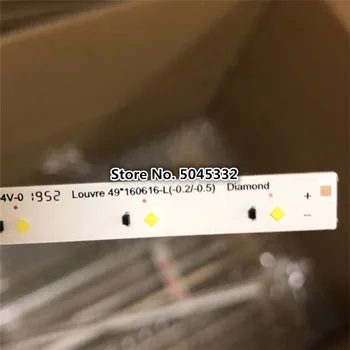 

New 5set=10 PCS 31LED 515mm LED backlight strip for Samsung Louvre 49 160628 R L Diamond BN96-4659A 4660A BN95-03721A UE49K5100