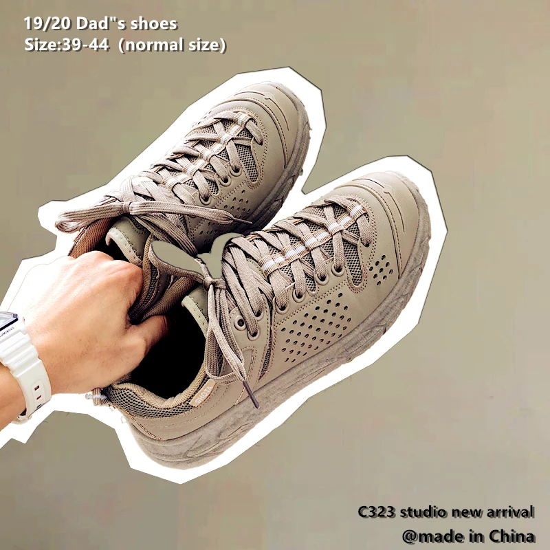 

2019 Men's Hot Sale High-quality Shoes Sneakers Breathable Solid Color Casual Shoes Motion Male Tide Black/grey/Beige Shoes