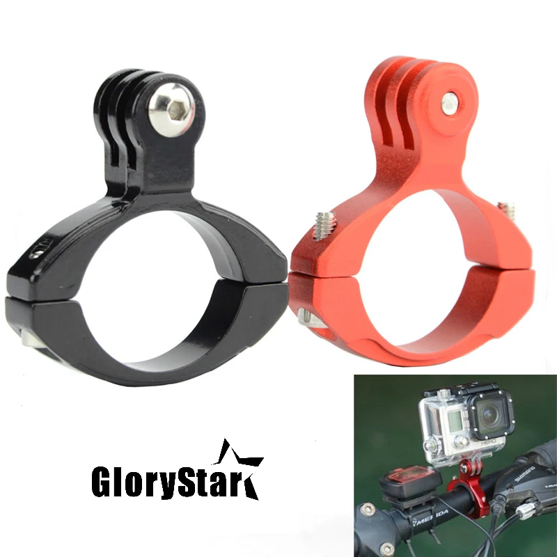 Алюминиевый держатель для рулона велосипеда Glorystar с ЧПУ GoPro Hero 8 7 6 5 4 3 экшн камеры