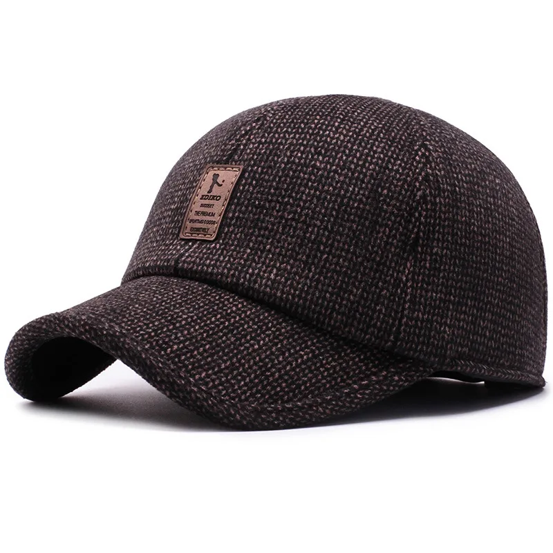 [NORTHWOOD] марка зима бейсболка мужчины женщины ушанки Snapback шляпы теплый сгущает Gorras Para Hombre дальнобойщик размер 56-60 см