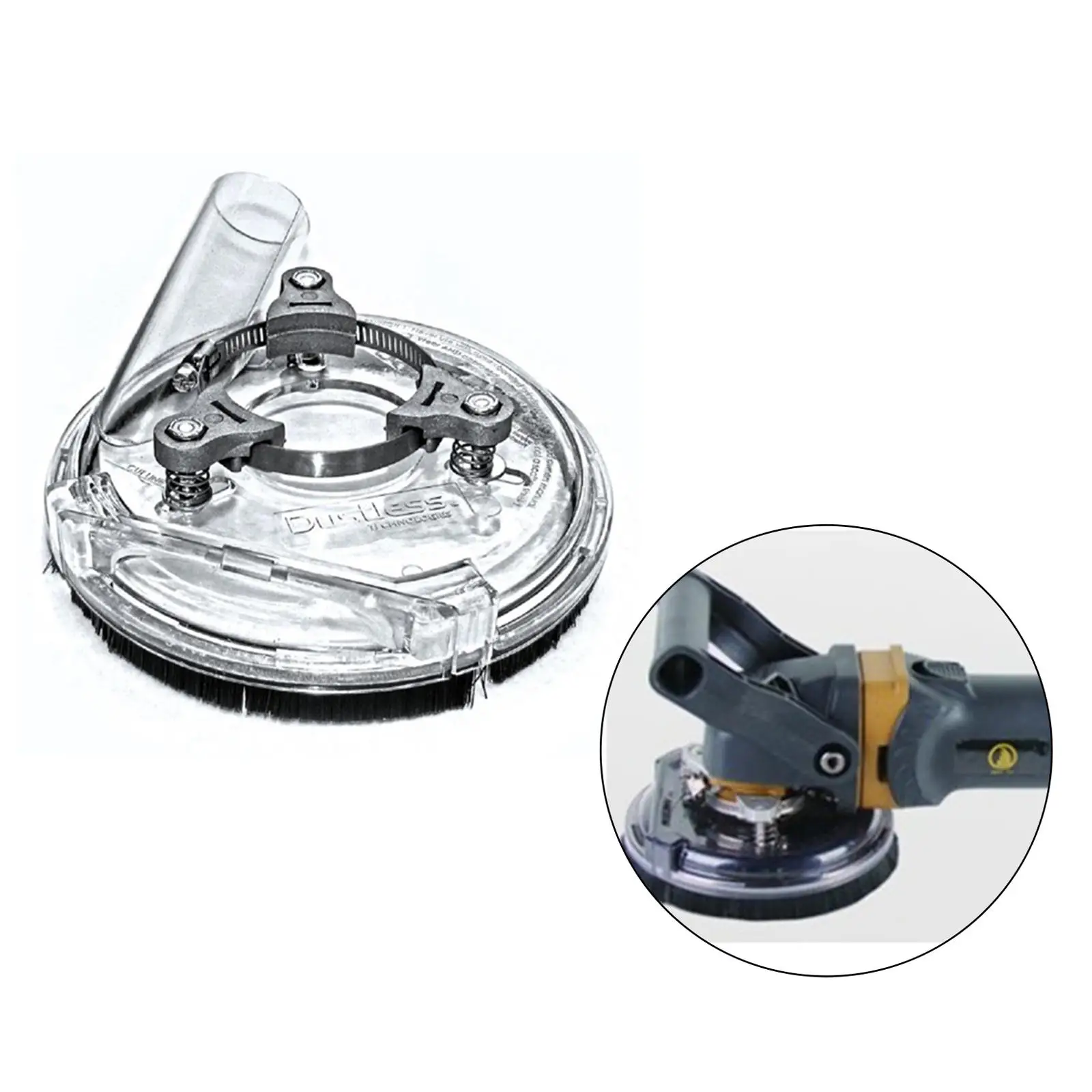 

Dust Shroud Kit,Dry Grinding Cover for 4' 5' Angle Hand Grinder,Dust Collector