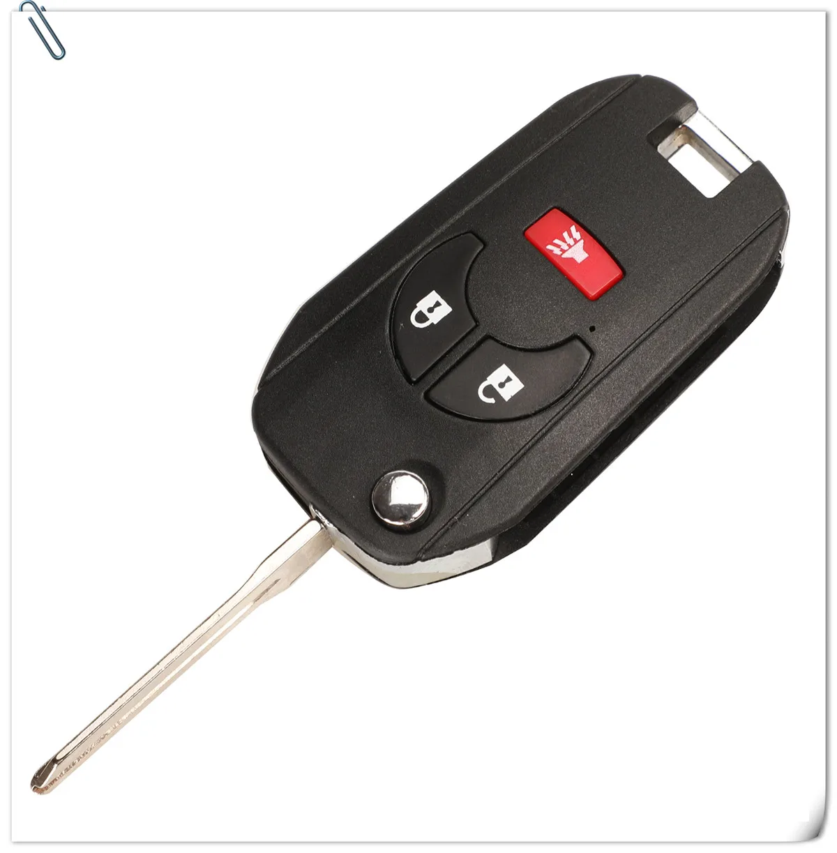 Pulsanti 2/3/4 modificato Flip Shell chiave remota per Nissan Sylphy Cube Juke Rogue Micra Qashqai Altima Maxima Sentra Versa - Hb9daef9c378c4cc0a31015590b9323eb7