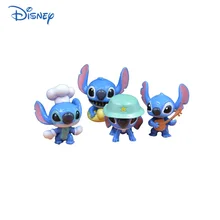 

5CM Disney Interstellar Baby Stitch Q Version 10 Dolls Hand-made Model Doll Cake Baking Decoration Children's Birthday Gift