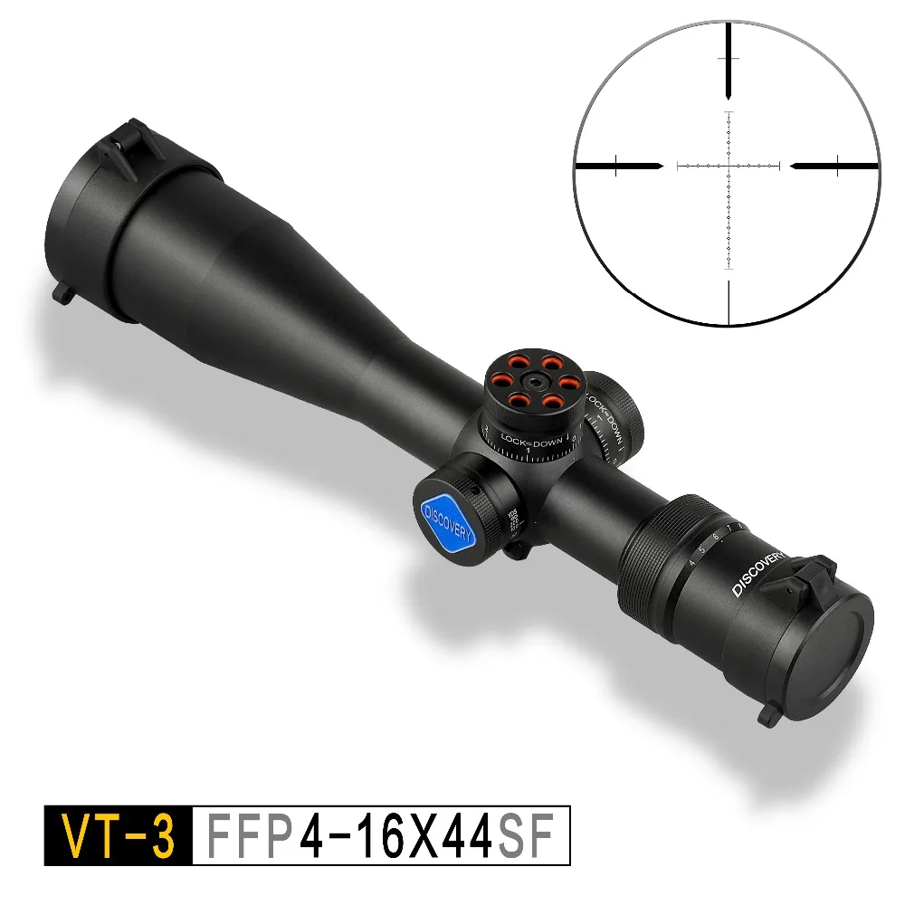 Discovery VT-3 4-16X44SF FFP Compact Scope First Focal Plane Tactical Hunting Riflescope Side Parallax Optics Sights For Ar15
