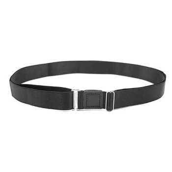 

Belt Universal Sturdy Practical Elastic Waist Slim Strap Anti Slip Tucked Chinlon Band Men Women Shirt Stay