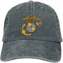 Azmgh85dm для мужчин и женщин U.S.M.C. Бейсбольная кепка для морпехов, джинсовая кепка для пап, Кепка для дальнобойщиков