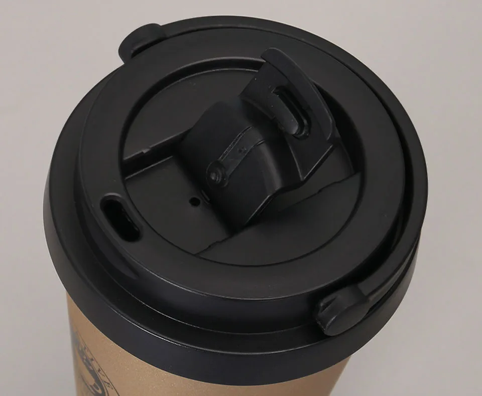 500Ml Insulated Mug Cup Pattern Leak-Proof Stainless Steel Vacuum Coffee Cup For Travel