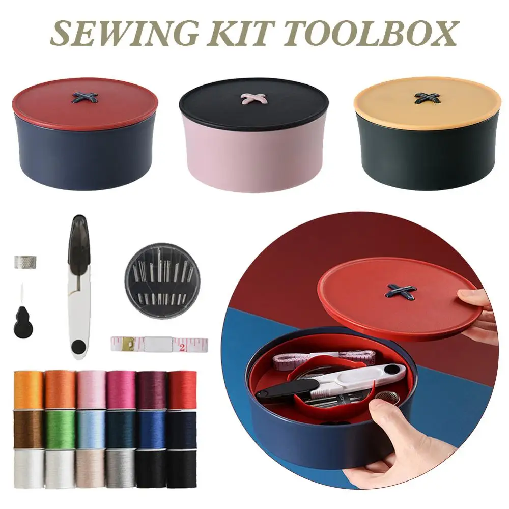 

Sewing Kits DIY Multi-function Sewing Box Set for Hand Quilting Stitching Embroidery Thread Sewing Accessories