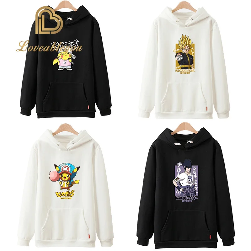 

Hoodies 3D Print Sweatshirts Men/women Hot Sale Harajuku Naruto One Piece Dragon Ball Goku Pikachu Long Sleeve Fleece Pullovers