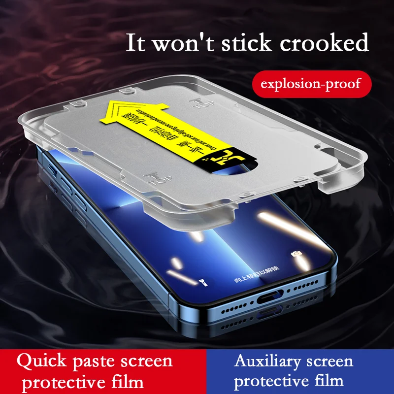 LVOEST установка одним нажатием закаленное стекло для iPhone 13 12 Pro Max mini Защитная